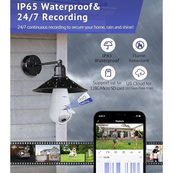 New in box Smart Bulb Security Camera - White - Picture 5 of 9